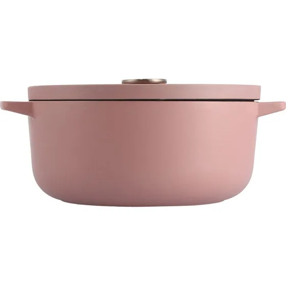 KitchenAid Støbejernsgryde 26 cm, Dried Rose