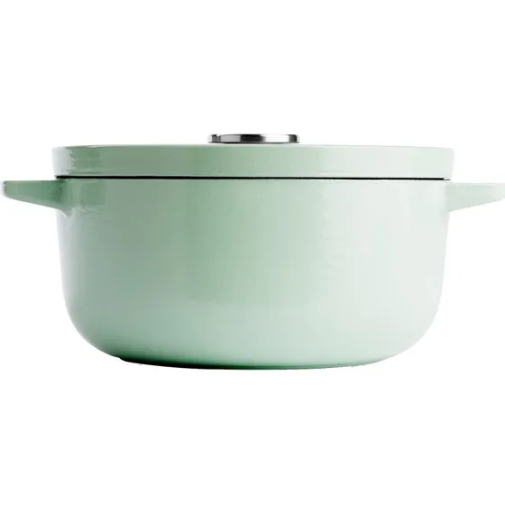 KitchenAid Støbejernsgryde 22 cm, Pistachio