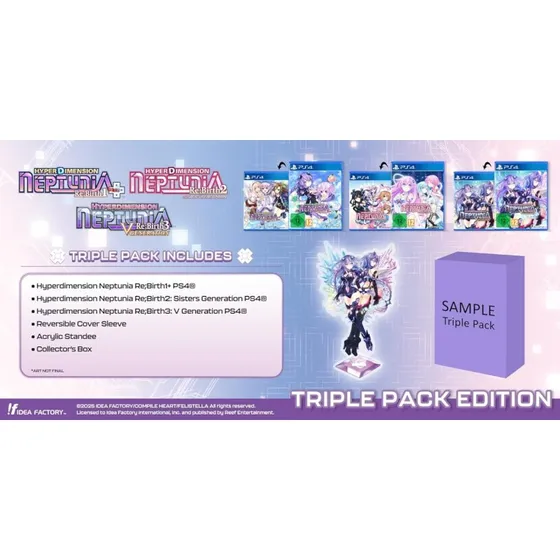 Hyperdimension Neptunia Re;Birth 1-3 Triple Pack - PS4