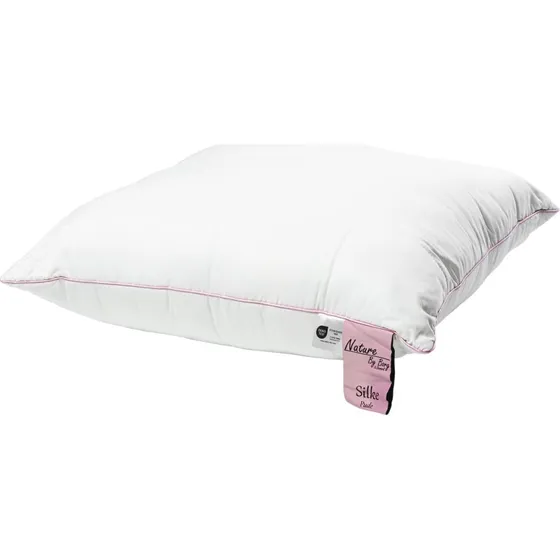 Nature By Borg 3-kammer Silkepude 50x60 cm med Bambusbolster