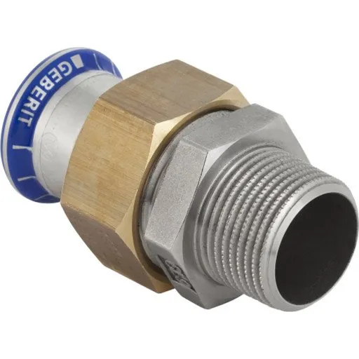 Geberit Mapress union 28 mm x 1" rustfri