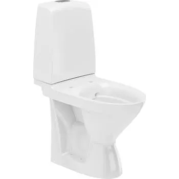Ifö Spira Rimfree toilet hvid, universallås til limning