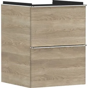 Hansgrohe Xelu Q vaskeskab 480x475 mm 2 skuffer naturlig eg