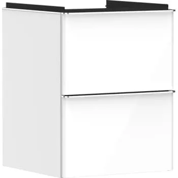 Hansgrohe Xelu Q vaskeskab 480x475 mm 2 skuffer hvid højglans