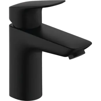 Hansgrohe Logis 70 håndvaskarmatur med push-open, mat sort