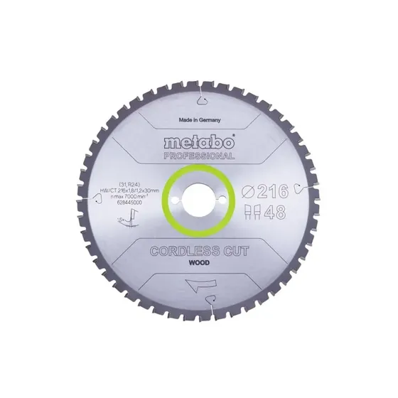 Metabo 628444000 Rundsavklinge 216x30 mm, 28 tænder