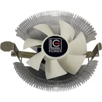 LC Power Cosmo Cool 80 mm CPU-køler, Sølv Hvid