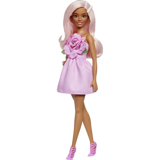 Barbie Fashionista Dukke - Lyserød Rose, 30 cm