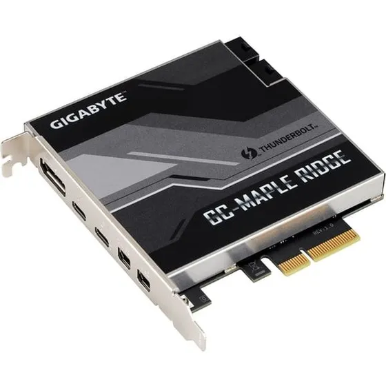 Gigabyte GC-MAPLE RIDGE Thunderbolt 4 Adapter, Dual, 40 Gbit/s, Sort