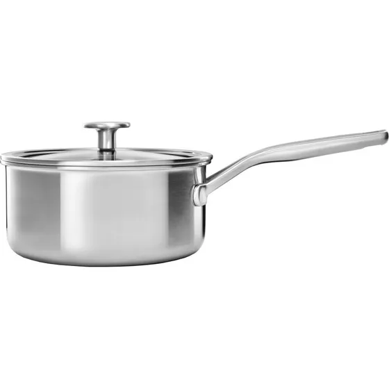 KitchenAid Cookware Kasserolle 20 cm, 3,1 liter, rød, med låg