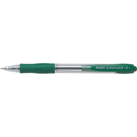 Pilot Super Grip F 0,7 mm Grøn Kuglepen