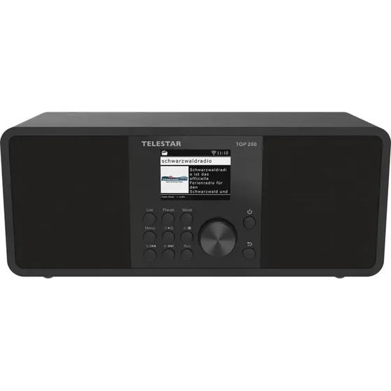 Telestar TOP 250 DAB+/FM/Bluetooth Internetradio, sort