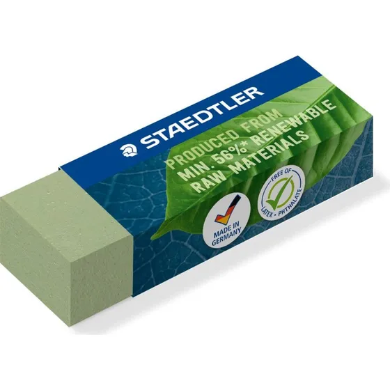 Staedtler Viskelæder Grøn 56% Naturligt 65x23x13mm