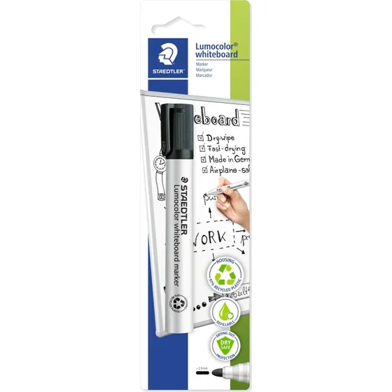 Staedtler Lumocolor WB-marker 2mm Sort