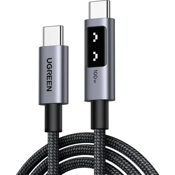 UGREEN Uno USB-C til USB-C 100W PD, 2m, Sort