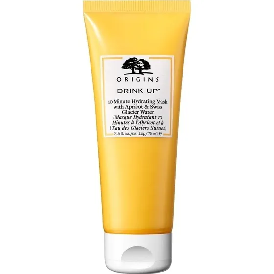 Origins Drink Up 10 Minute Hydrating Mask 75 ml med Abrikos & Schweizisk Gletsjervand