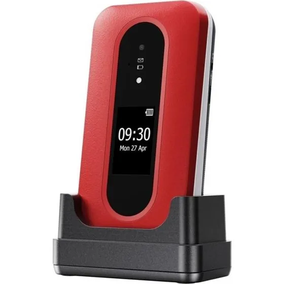 Doro Leva L30 4G Klaptelefon Rød/Hvid