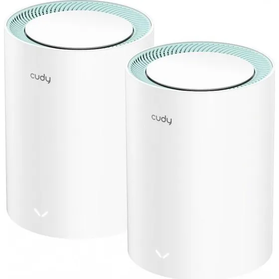 Cudy M1300 Mesh WiFi 2-pak, Hvid