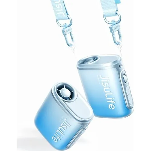 Jisulife Neck Fan 5 4500mAh Mini Halsventilator - Blå