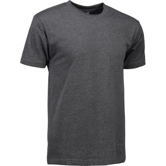 ID T-Time T-shirt Herre, Koksgrå Melange, XL