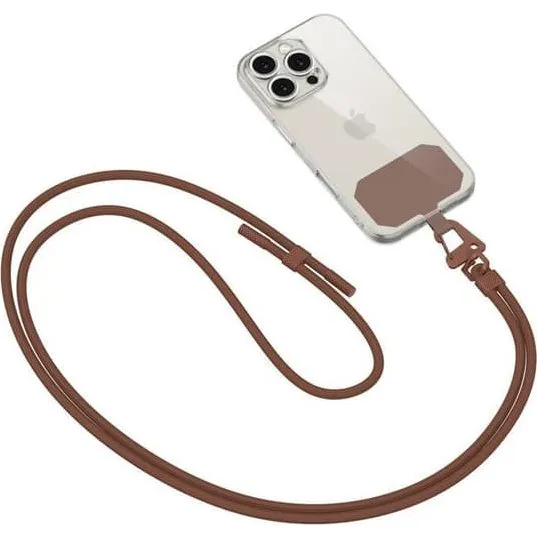 Tech-Protect C5S Crossbody-rem, Chokoladebrun