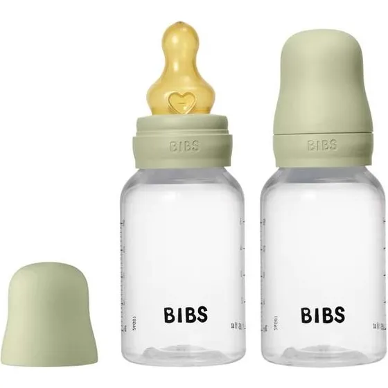 BIBS Bottle 2-pak Sage 150ml Latex Slow Flow