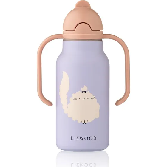 Liewood Kimmie vandflaske 250 ml Cat/Warm lilac