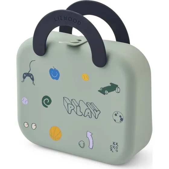 Liewood Elara Foldbar Madkasse - Play/Dusty Peppermint