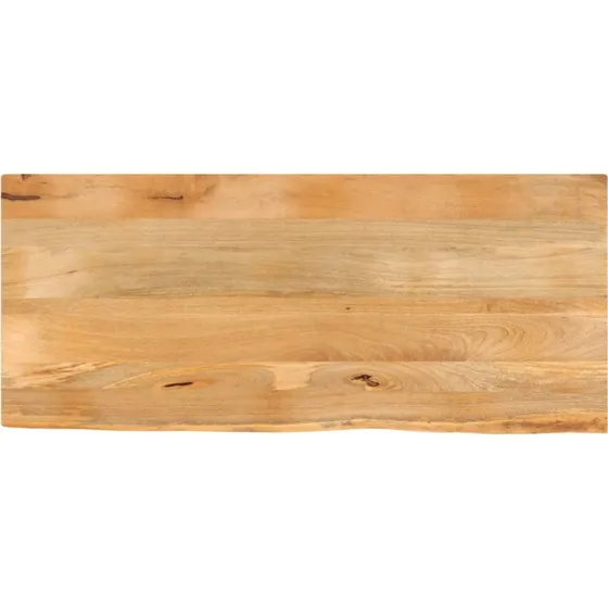 vidaXL bordplade 140x60x3,8 cm naturlig kant i massivt mangotræ