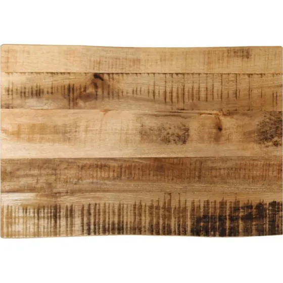vidaXL bordplade 50x40x2,5 cm naturlig kant i massivt ru mangotræ