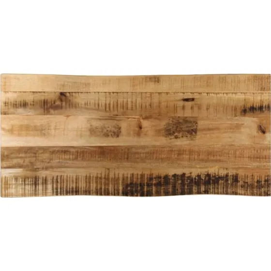 vidaXL bordplade 100x40x3,8 cm naturlig kant massivt mangotræ