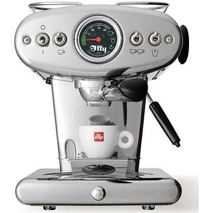 Illy X1 Manual Espressomaskine 1 L - Rustfrit Stål/Sort