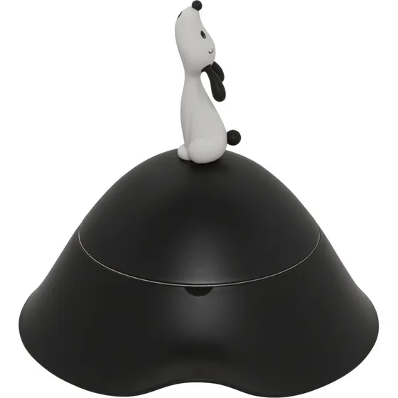 Alessi Lula Hundeskål med Låg, Sort, 0,6 L