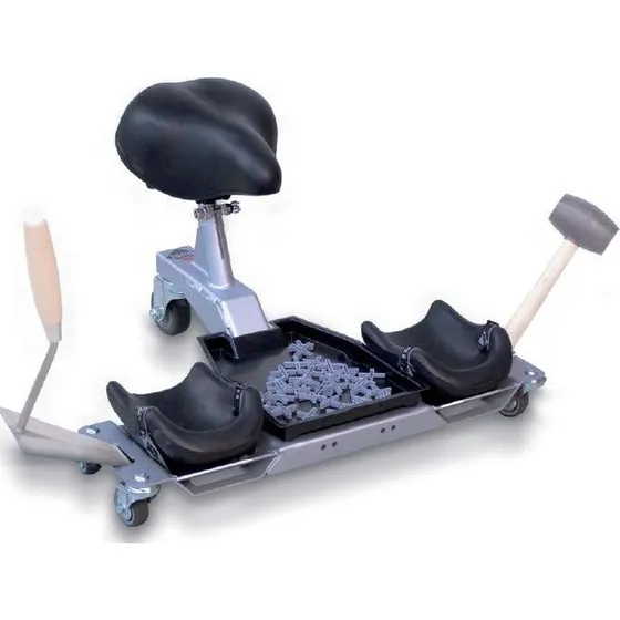 Rubi SR-1 Ergonomisk Fliselæggerstol, Max 130kg