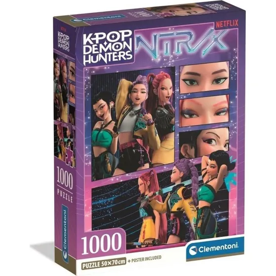Clementoni K-Pop Demon Hunters 2 – 1000 brikker