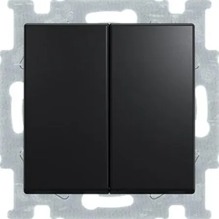 ABB B55 Dobb. Korr. Afbryder, Mat Sort