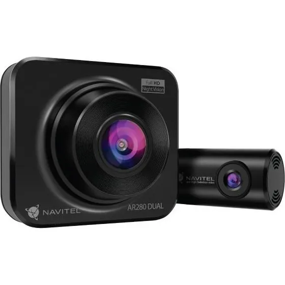 Navitel AR280 DUAL Dashcam, Full HD, sort