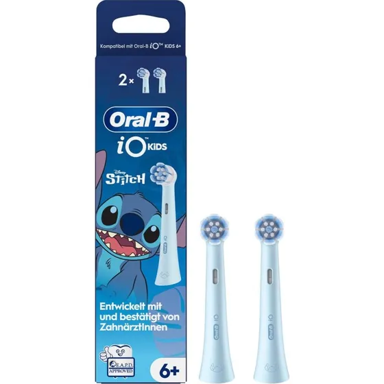 Oral-B iO Kids Disney Stitch Børstehoveder 2 stk Blå
