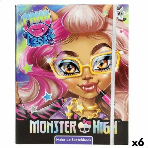 Monster High makeup-sæt til børn, pink – 6 enheder