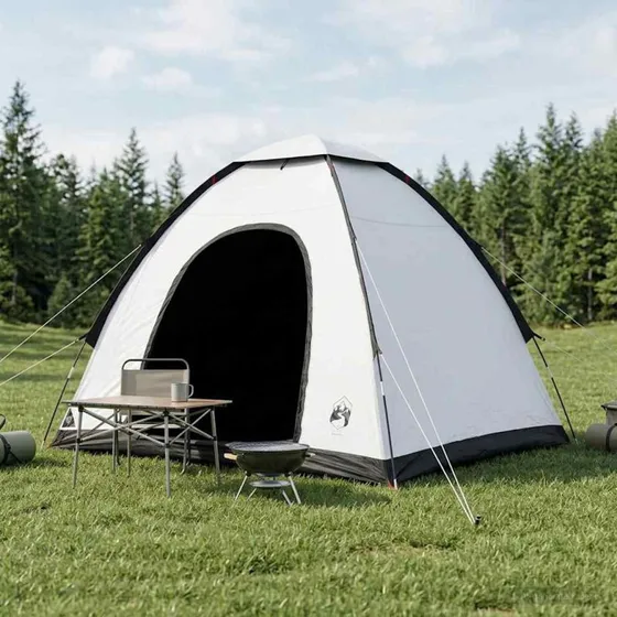 vidaXL 2-personers campingtelt 185T polyester med PU-belægning