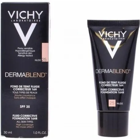 Vichy Dermablend Fluid Corrective Foundation 16hr - 25 Nude 30ml