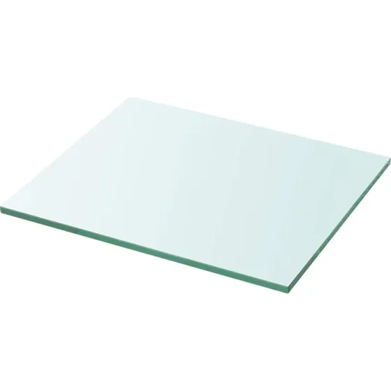 vidaXL hylde glaspanel klar 30x25 cm, 8 mm