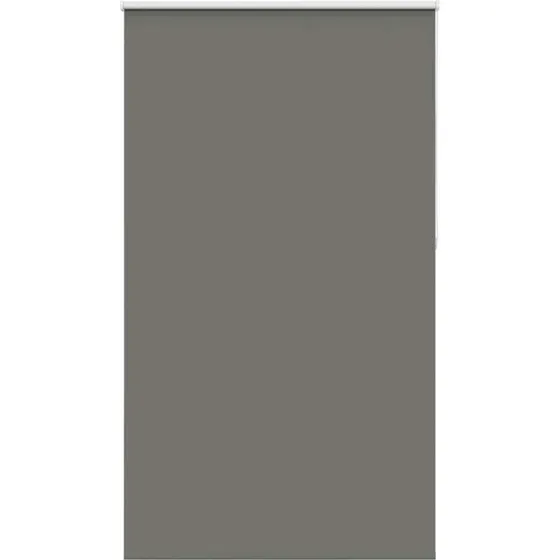 vidaXL Mørklægningsrullegardin 130x210 cm, grå, 126,6 cm stofbredde