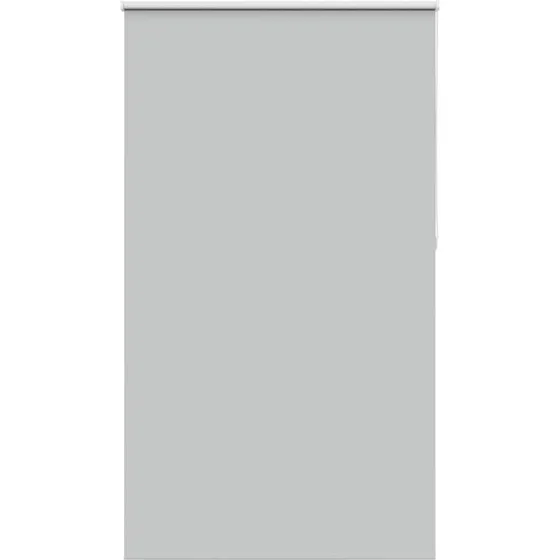 vidaXL Mørklægningsrullegardin 130x210 cm lysegrå 126,6 cm bred