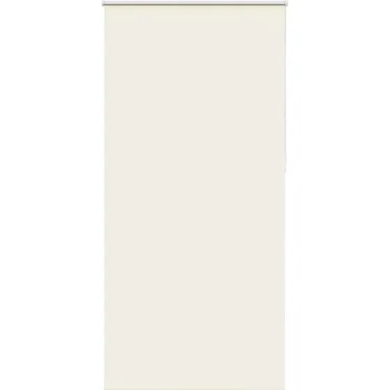 vidaXL Mørklægningsrullegardin 105x210 cm, råhvid, 100,7 cm stofbredde