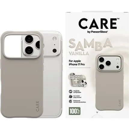 PanzerGlass CARE Fashionable Samba MagSafe iPhone 17 Pro Vanilla
