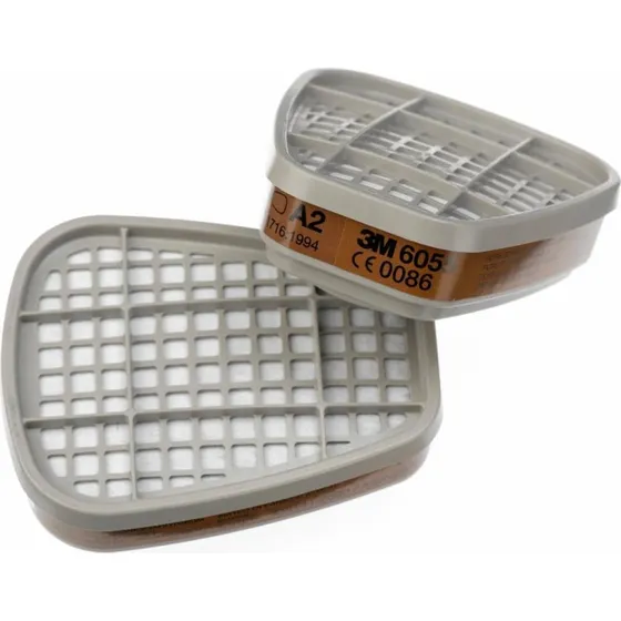 3M 6055 Gas- og Damppatron, 2 stk