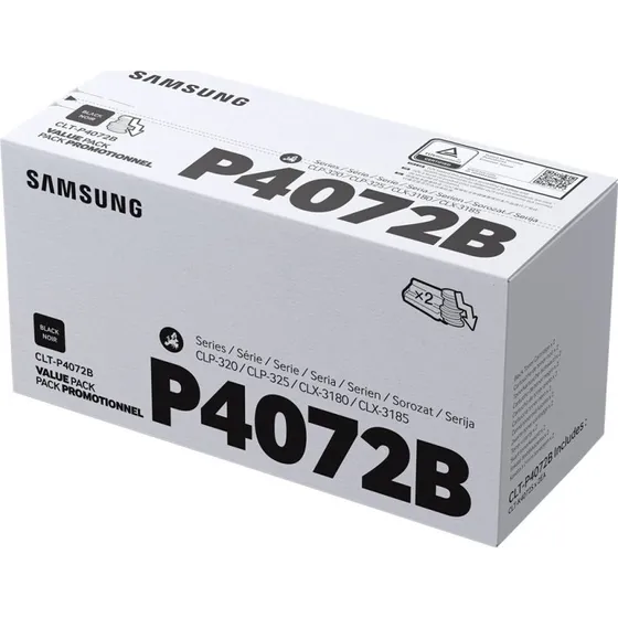 Samsung CLT-P4072B Sort 1500 sider, 2 pakker