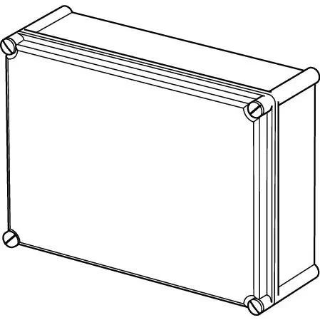 FIBOX EK SOLID Kassebund 380x280x100 Uden Flangeblanketter