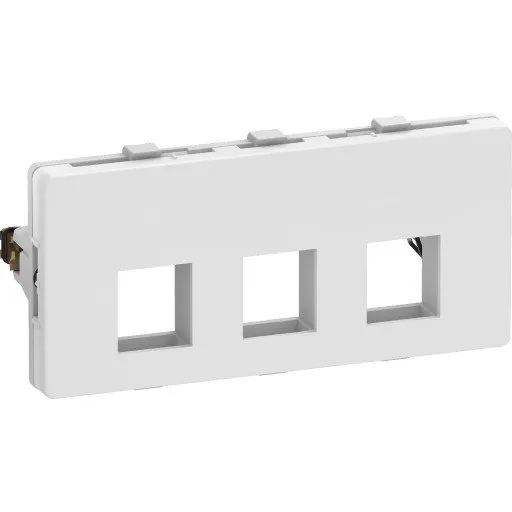 LK FUGA Dataudtag 3x RJ45 (Large), 2 modul, hvid